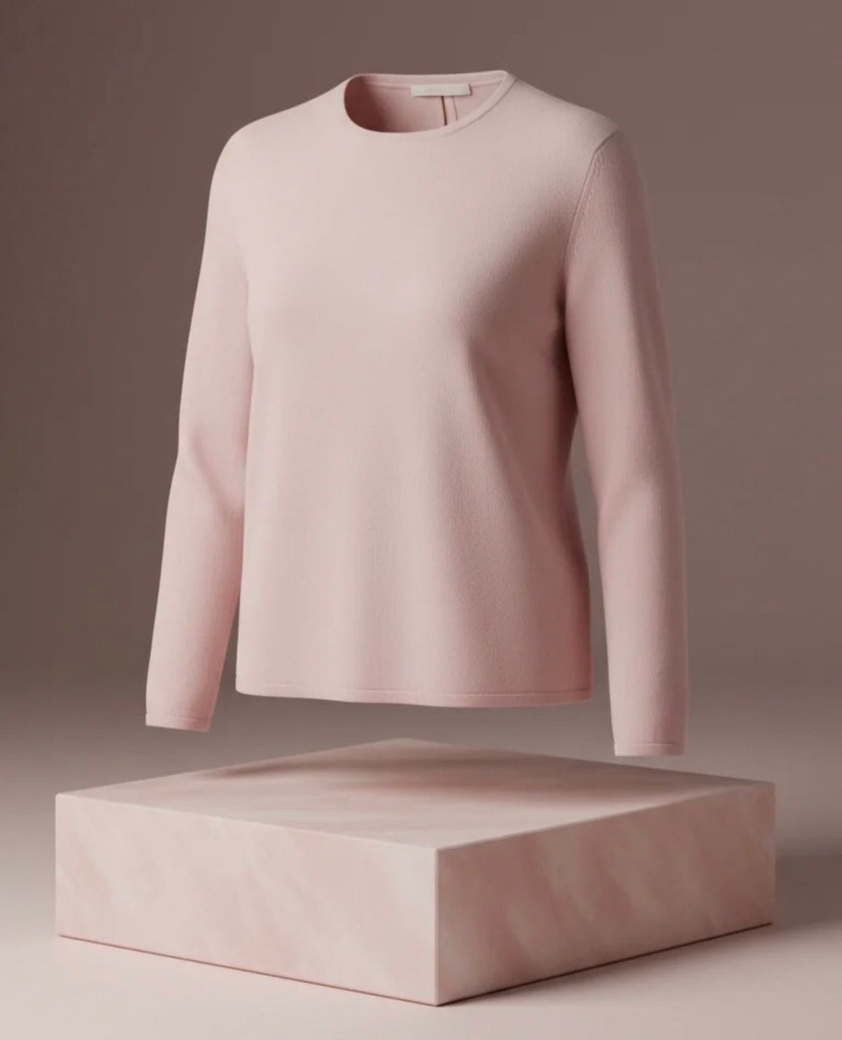 Melbourne Tailored Cashmere Blouse in Opaline Pink